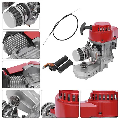 2 Stroke HP Racing Engine Motor 49cc 47cc 50cc Pocket/Quad/Dirt Bike Pull Start • $71.25