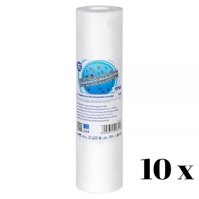 10pk X 10 Micron Aquafilter Sediment Cartridge Water Filter Size 10  - LIFF NSW5 • £10.86