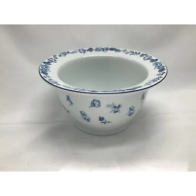 Sophia Laura Ashley Rimmed Planter Bowl Blue Floral 3 Inches Tall • $25