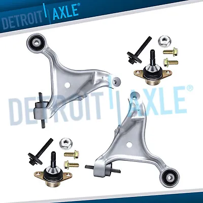 4pc Kit: Front Lower Control Arms & Lower Ball Joints For 1999-2006 Volvo S80 • $138.86
