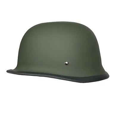 Daytona Helmets Skull GERMAN MILITARY Green Motorcycle Helmet G1-MG • $82.76