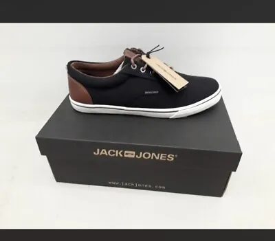 £15 • Buy Jack & Jones  Mens Anthracite Classic Trainers/Shoes Size 6 BNIB