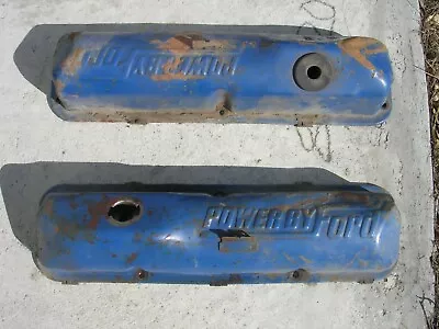 1967 68 69 Mustang Cougar Thunderbird Valve Covers 360 390 428 Power By Ford 427 • $75