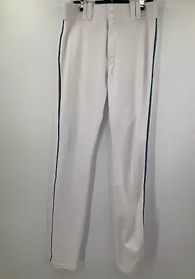 Kamerson Misner Miami Marlins Mlb White Majestic Game Used Pants 2019 Sz: 34 • $70