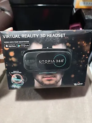 Virtual Reality Re Trak 360 Headset Utopia Smartphone 3D VR Android Apple NIB • $12.99