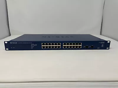 Netgear ProSafe GS724T V4 24-Port Gigabit Network Switch - With Rack Mount Ears • £30