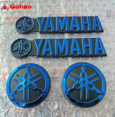 Blue 3D Oil Petrol Tank Emblem Fairing Fender Badges Sticker Racing Motorcycle • $14.39