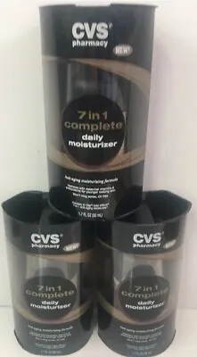 $41.16 • Buy 3x CVS 7 In 1 Complete Daily Moisturizer 1.7 Fl Oz Comp To Olay Total Effect 2