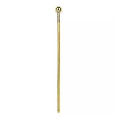 Gold Pimp Stick Cane 92cm Fancy Dress Costume • £8.49