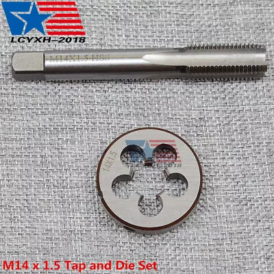 High Quality M14 X 1.5mm HSS Metric Tap And Die Set Right Hand Thread • $12.99