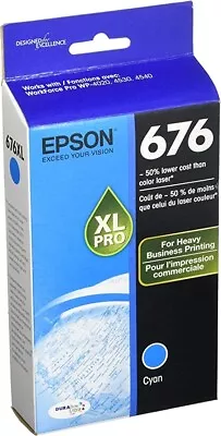 Epson 676XL PRO Cyan Ink (Expired) • $20