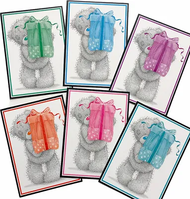 £2.39 • Buy 6 Cute Teddy Bear Card Toppers/Pictures Birthday (SET5) Silk Card Making/Tags