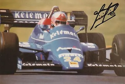 Piercarlo Ghinzani - Orig Signed Photo: Former F1-gp-driver • $5