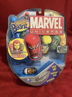 2010 Marvel Universe Mighty Beanz 4 Beans NEW ON CARD Target Exclusive STORM • $14.99