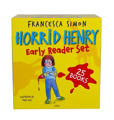 Horrid Henry Early Readers 25 Books Box Set By Francesca Simon- Ages 7-9 - PB • £30.99