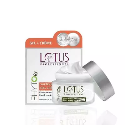 Lotus Professional Phytorx Whitening & Brightening Gel Creme Cream 50 Gm Face • £26.69