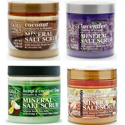 £12.49 • Buy Dead Sea Collection Mineral Salt Scrub Twin Pack 2 X 660g **FREE DELIVERY**
