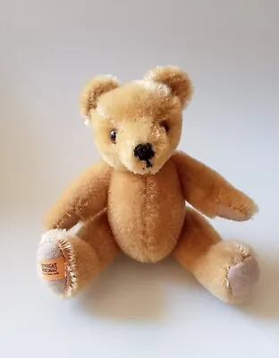 Small Vintage 1970s Merrythought Ironbridge Mohair Collectable Teddy Bear 13cm • £26