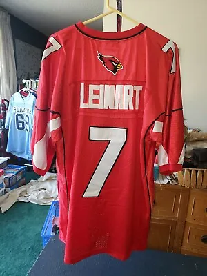 Matt Leinart Arizona Cardinals Red Home Throwback Jersey Size 52 • $29.90