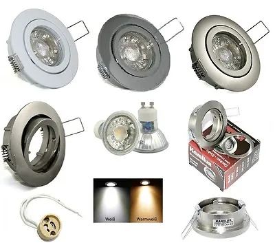£122.27 • Buy Ceilings Recessed Spotlight Lana 230V GU10 5 Watt=50 Watt Power LED Dimmer