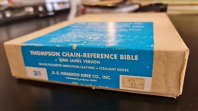 BIBLE - Kirkbride - 1964 - KJV - BOXED - Chain-reference • $129.95