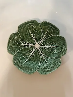 Bordallo Pinheiro Cabbage Green Plate 10.5 • $27.99