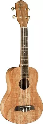 Oscar Schmidt Model OU8-R Spalted Maple Concert Size Ukulele 4 String - NEW • $137.95