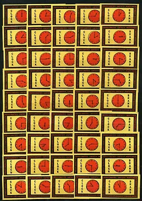 Latvia - 1950-60s  Clocks  Matchbox Labels - Lot 11 • $0.99