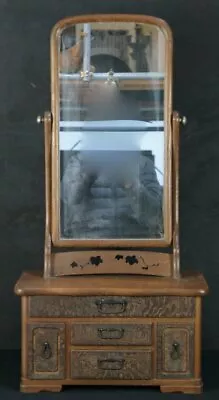 £272.57 • Buy Japan Vintage Kyodai Mirror Cabinet 1930s Geisha Furniture Craft