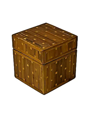 Art Deco DESIGN XXth Style Straw Marquetry Small Box • $51.94