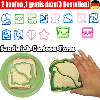 £2.58 • Buy Sandwich Animal Mold Cutter Toast Bread Cookie Sandwich Cookie Cutter Tool - DE