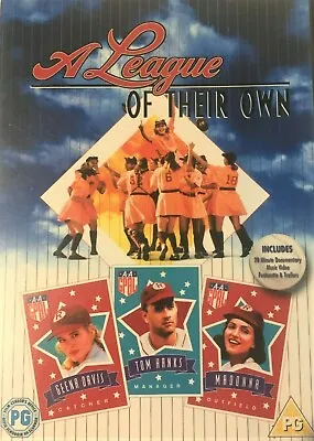 A League Of Their Own DVD Baseball Comedy Film Movie Geena Davis Madonna UK R2 • £3.99