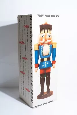 Vintage Vero Seiffen Nussknacker Aus Blue Nutcracker King Made In Germany • $39.99