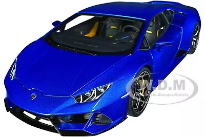 Lamborghini Huracan Evo Blu Nethuns Blue 1/18 Model Car By Autoart 79212 • $209.99