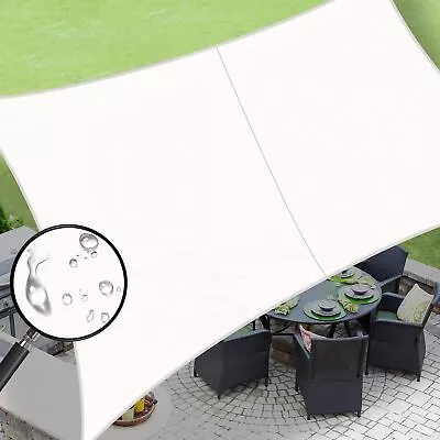 Extra Heavy Duty Rectangle Sun Shade Sail 98% UV Block 180GSM / 420D Shade Cloth • $35.99