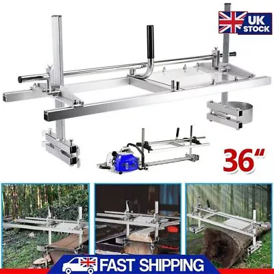 Chainsaw Mill For Saws 14 -36  Bar Furniture Making Wood Cutting Aluminum Steel • £66.49