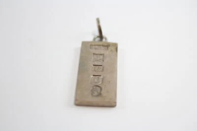 £10.50 • Buy Sterling Silver Ingot Pendant 1977 Jubilee Birmingham Weight 16g 