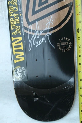 $1150 • Buy Jay Adams Z-Flex Autographed Dogtown Zephyr Team Z-Boy 8.5x32in. SKATEBOARD DECK