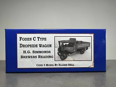 *7 Day Auction* Code 3 By Elijah Bell Foden C Type Dropside Wagon H.H Simmonds • £12.50