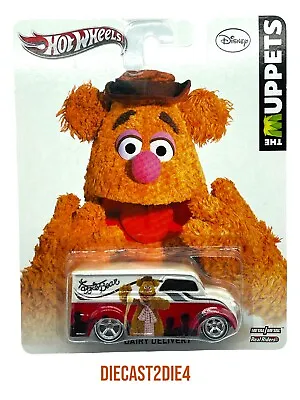Hot Wheels Disney The Muppets DAIRY DELIVERY Fozzie Bear Real Riders Metal/Metal • $11.99