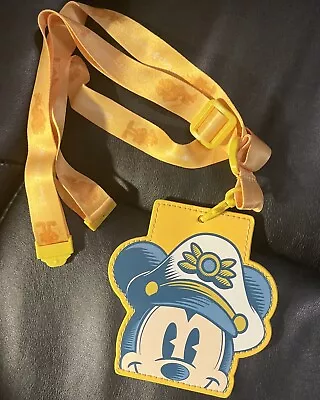 2023 DCL Gold Level Lanyard With Mickey Mouse • $6.50