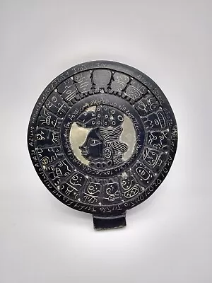 Hand Carved Black Stone Mayan Calendar 5  Belize • $30