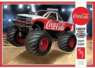 AMT '88 Chevy Silverado Monster Truck - 1/24 Scale Plastic Model Vehicle • $26.59
