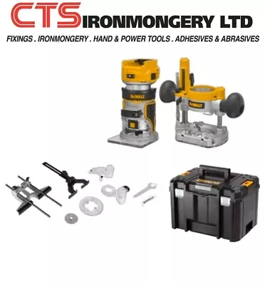 £285 • Buy DEWALT DCW604NT 18v Brushless Laminate Trimmer 1/4  Router With Plunge Base Case