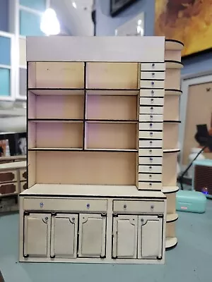 Dollhouse Miniatures Built-in Kitchen Cabinet - Prototype Assembled Kit • $10