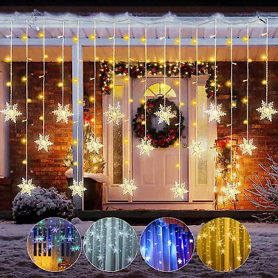 £10.68 • Buy Christmas LED String Fairy Curtain Lights Twinkling Star Window Party Decor DDBA