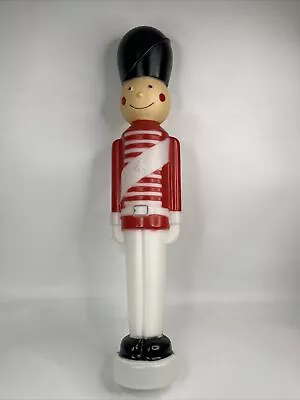 Vintage Toy Soldier Nutcracker Christmas Blow Mold Made In Canada 31” Holiday • $47.49