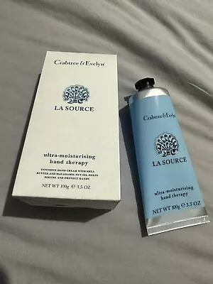 £22.99 • Buy Crabtree And Evelyn La Source Ultra Moisturising Hand Cream Therapy 100g