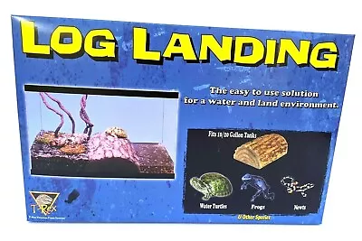 Log Landing T-Rex Reptile Frog NIB Vivarium Basking Barrier Fits 10 20 Gal Tank • $14.95