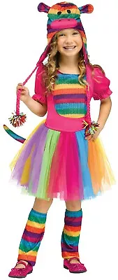 Fun World Rainbow Sock Monkey: Toddler Girl Costume Size Small 24 Months-2T • $12.99